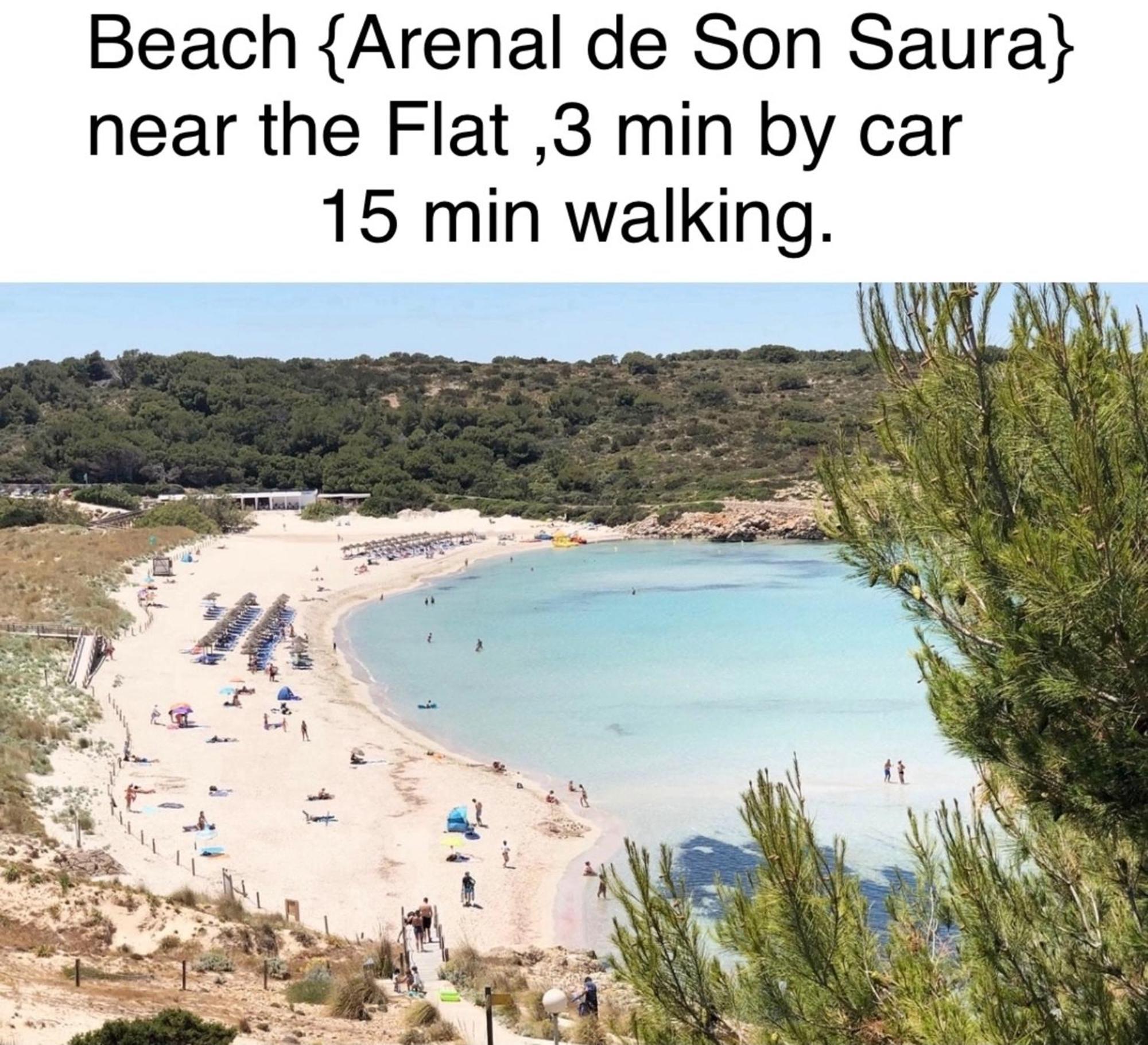 Flat Surrounded By Nature Wifi & Pool & Beach Nearby Son Parc Exterior foto